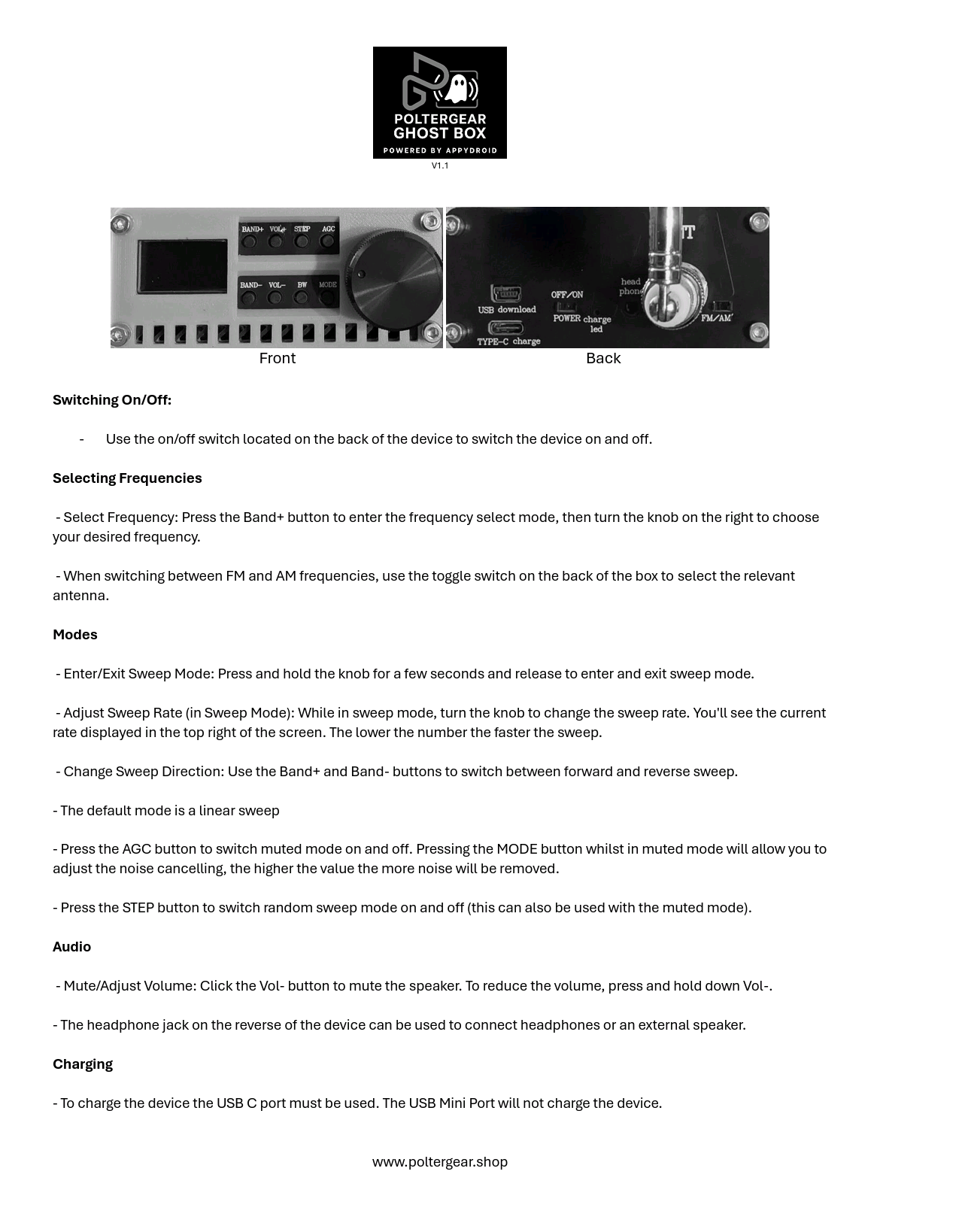 The PolterGear GhostBox